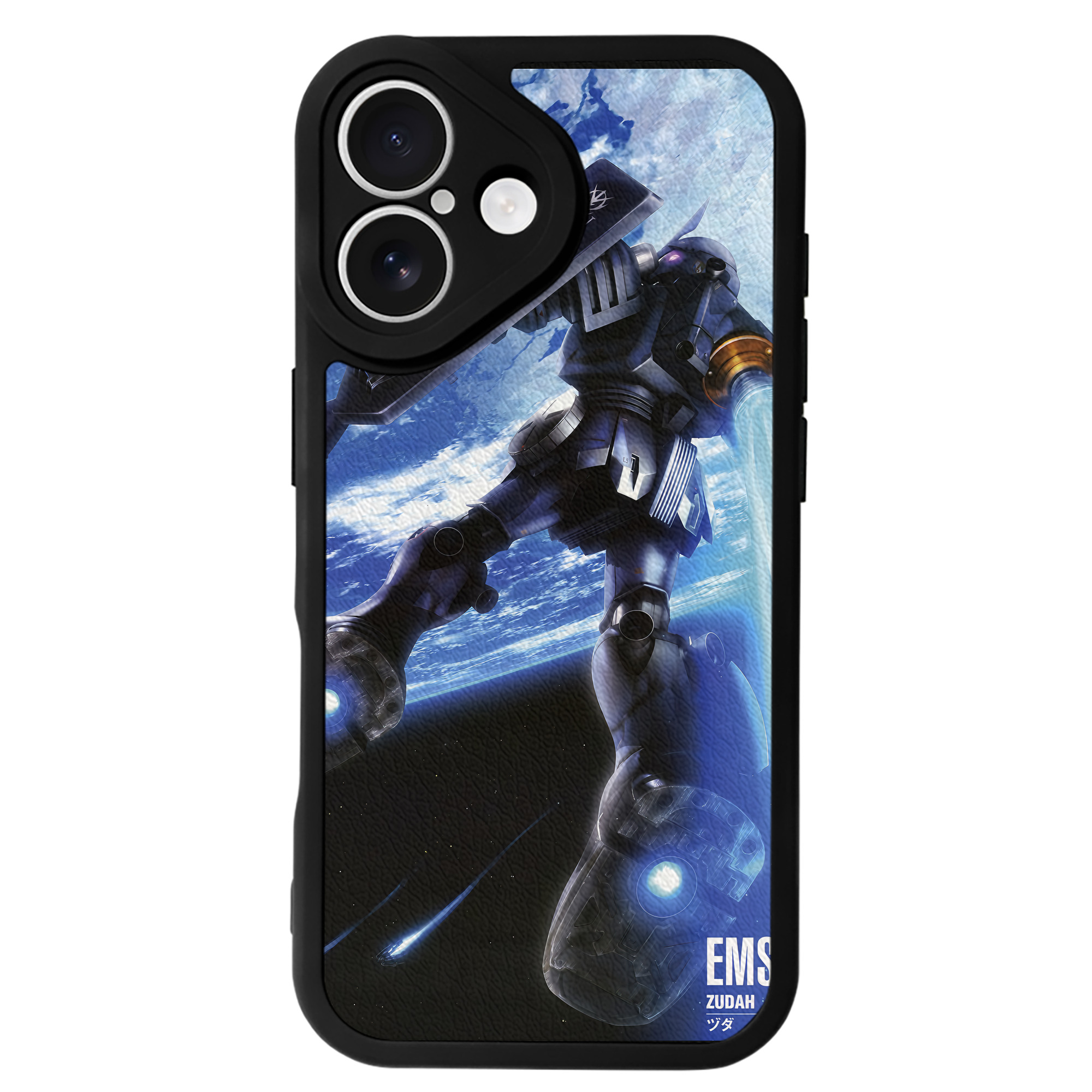 （画像用） 機動戦士ガンダム Mobile Suit Gundam 【iPhone 16シリーズ対応】シリコンスマホケース（レザー調） 材質：シリコン